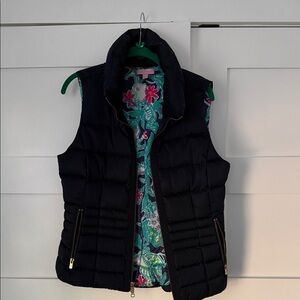 Lilly Pulitzer Vintage Navy Puffer Vest